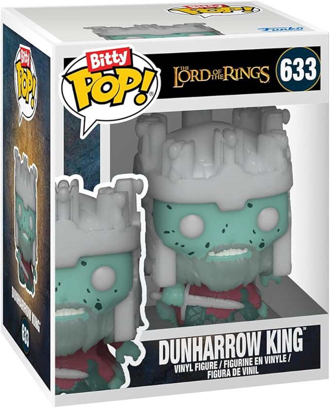 Funko Bitty POP! Lord of The Rings - Witch King, 4-Pack and A Surprise Mystery Mini Figure - 0.9 Inch (2.2 Cm) - Lord of The Rings Collectable - Stackable Display Shelf Included - Gift Idea