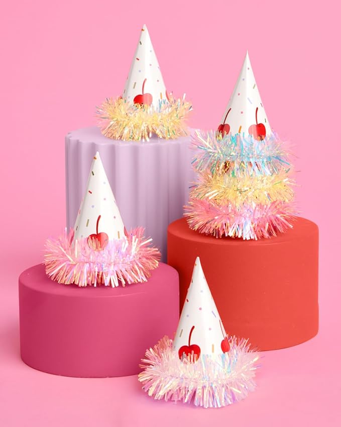 xo, Fetti Mini Party Hats – 10 Party Hats | Dog Cat Birthday, Pet Party, Birthday Cake, Cute Stuffed Animals, Colorful, Fun, Celebration