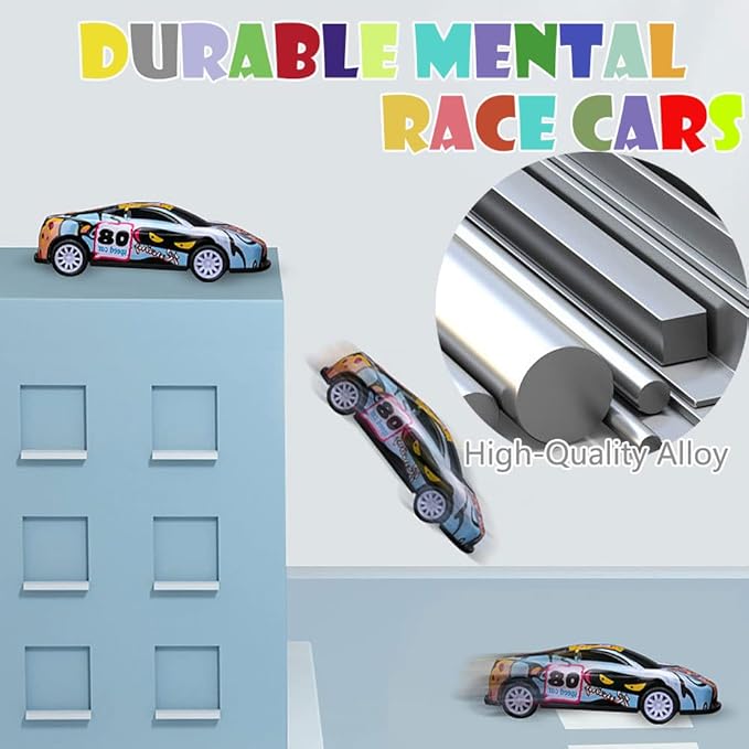 Speedy Panther 36 Pack Pull Back Toy Cars Bulk, Mini Race Car Party Favors for Kids, Goodie Bag Fillers for Boys and Girls, Prizes for Carnival Games Classrooms Rewards