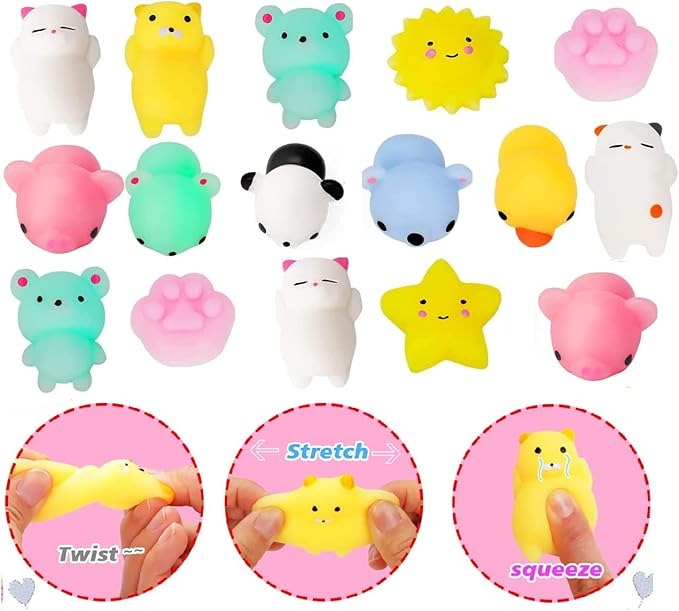 126 Pcs Pop Party Favors for Kids, Treasure Box Toys for Classroom Prizes, Pinata Stuffers, Goodie Bag Filler, Treasure Chest, Carnival Bulk Small Toys, Easter Basket Egg Fillers