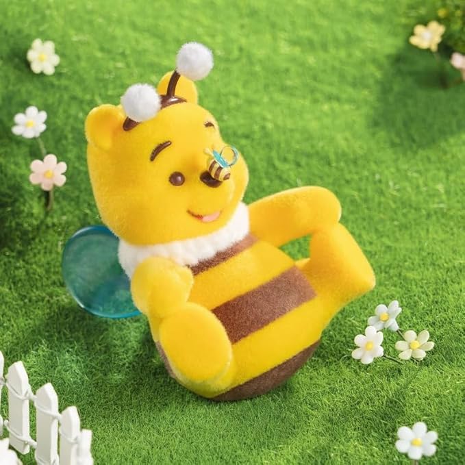 MINISO Winnie The Pooh Blind Box Happy Hour Series Blind Box Cute Desktop Ornaments Gift Collection Random One Piece