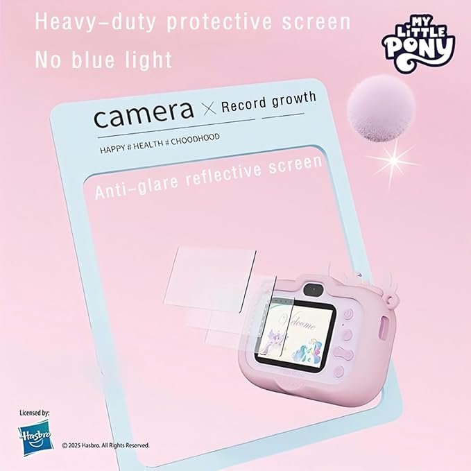 My Little Pony Princess Series Children's Cameras，Digital Point & Shoot Cameras with Bracket, Christmas Birthday Gifts Girls Boys Age 3-12, Kid's Camera with SD Card，Princess Cadance