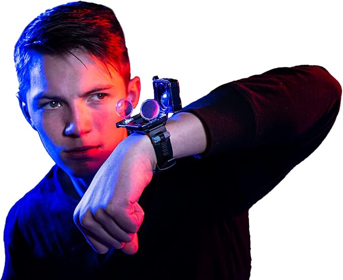SpyX / 6-in-1 Watch - 6 Function Spy Toy Watch. Includes: Telescope Lenses, LED, Secret Message Capsules, Whistle, Signal Mirror, Hidden Compartment. Perfect Addition for Your spy Gear Collection!