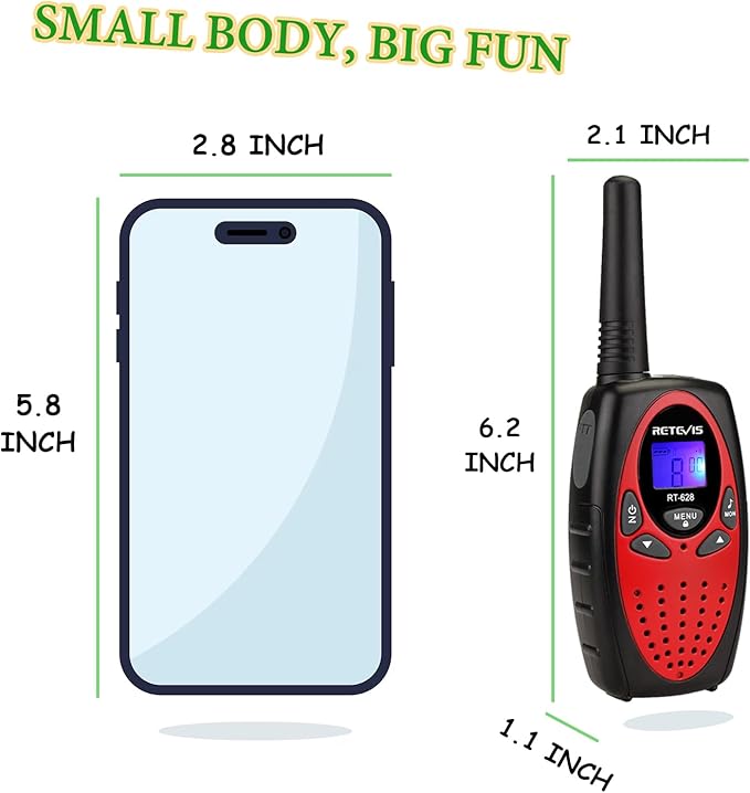Retevis RT628 Walkie Talkies for Kids, Toys Gifts for 6-12 Years Old Boys Girls Bundle with EZTalk 80 Kids Walkie Talkies, Science STEM Kits DIY Electronic Toys Christmas Birthday Gifts