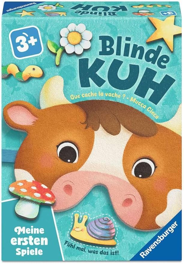 Ravensburger 12010005 Blind Cow My First Games: Children's Game, Games from 3 Years, for 1 to 4 Players, Gift for Girl or Boy