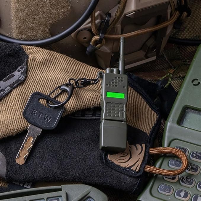 Mini Night Vision Sight Goggles NVG Shaped Keychain Key Ring Chain Creative Gift Collection Toy
