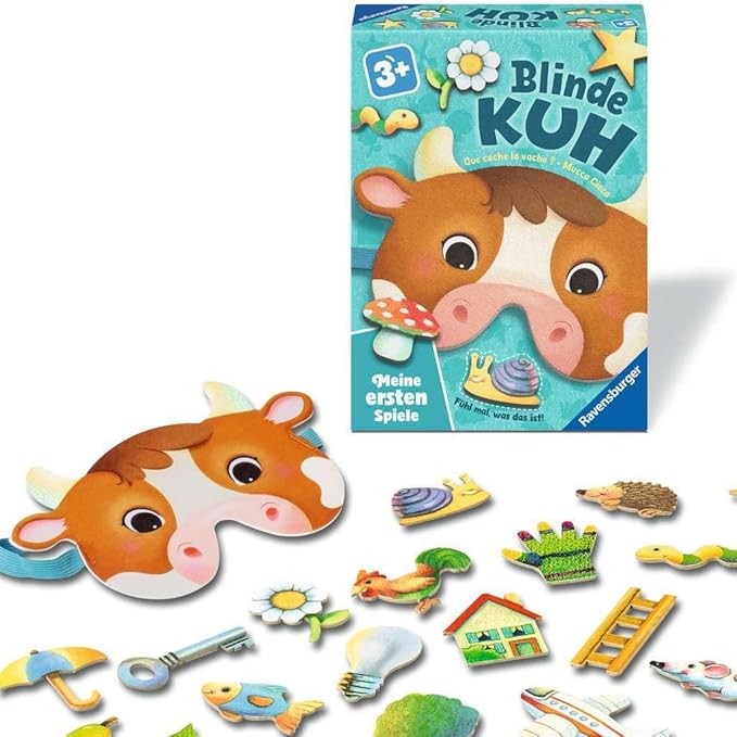 Ravensburger 12010005 Blind Cow My First Games: Children's Game, Games from 3 Years, for 1 to 4 Players, Gift for Girl or Boy