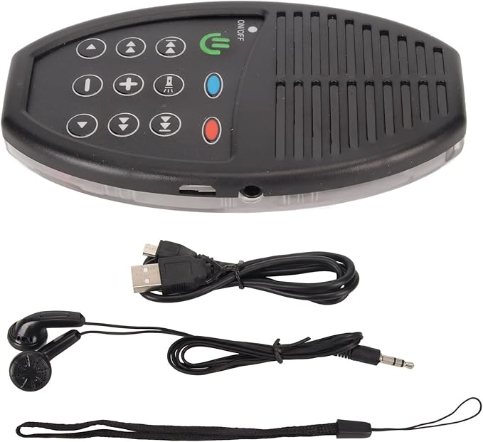 Solar Powered Electronic Bible Player with Rechargeable Battery, LED Light, 4G Capacity, HiFi Sound Player for Seniors, Kids and The Blind (English KJV, Arabic)