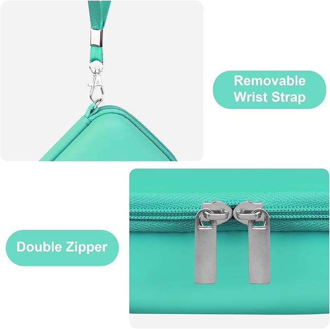 Canboc Hard Carrying Case for Bitzee Disney/Bitzee Magicals/Bitzee Interactive Toy Digital Pet, Virtual Electronic Pets Kids Toys Storage Bag, Green (Case Only)