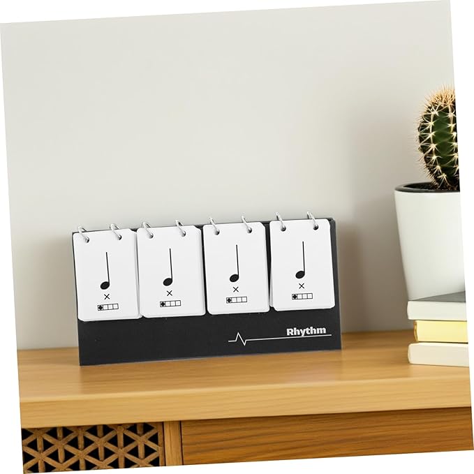 Music Education Tool Rhythm Learning Cards Versatile Music Practice Flashcards Set