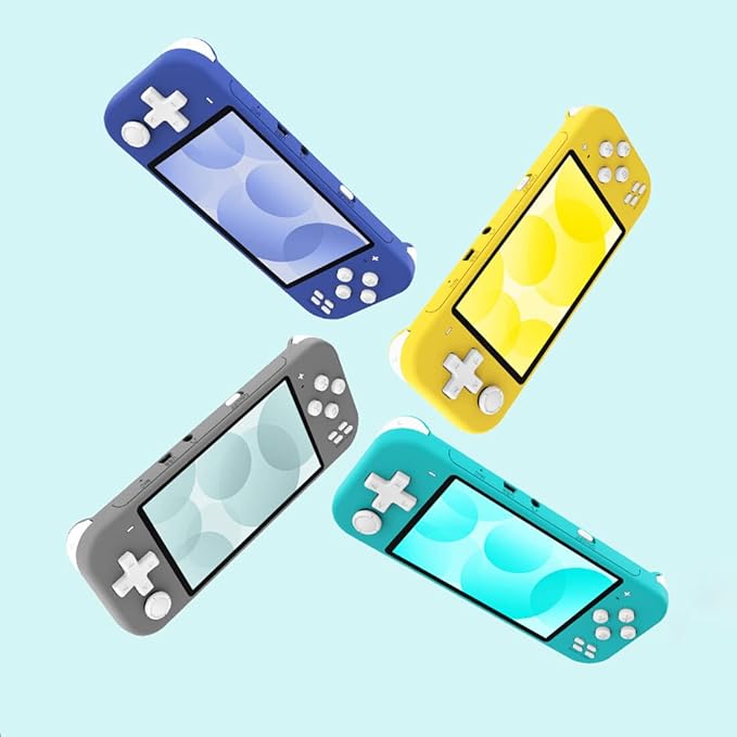 Powkiddy X20MINI Handheld Retro Arcade Game Console, 4.3 Inch HD Screen, 8G 2000 Games, Yellow