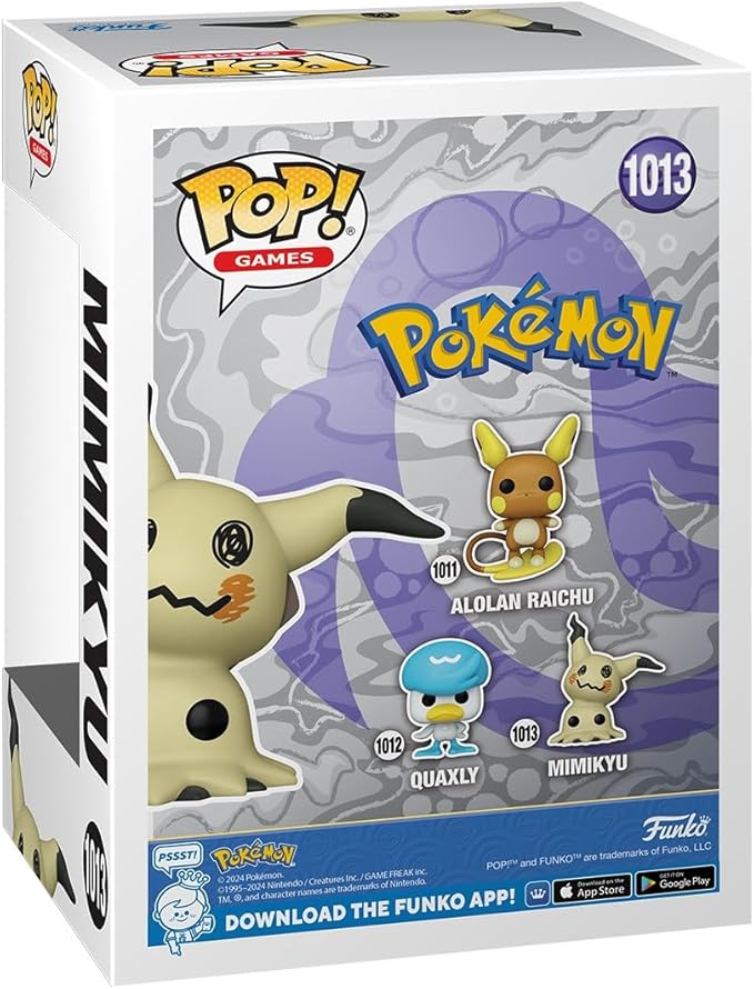 Funko Pop! Games: Pokemon - Mimikyu - Collectable Vinyl Figure - Gift Idea - Official Merchandise - Toys for Kids & Adults - Pokemon Fans - Model Figure for Collectors and Display