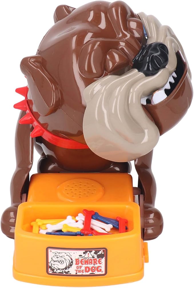 TOPINCN Interactive Vicious Dog Toys Electric Design Bone Stealing Game, Superior Sound Outlet, Parent Child Interaction