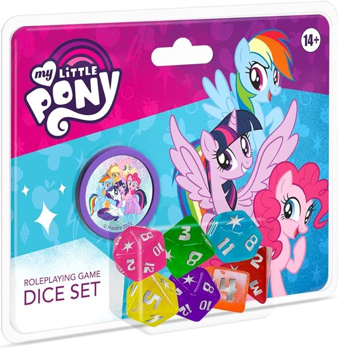 Renegade Games My Little Pony: Roleplaying Game - Dice Set - RPG Accessory, Pink