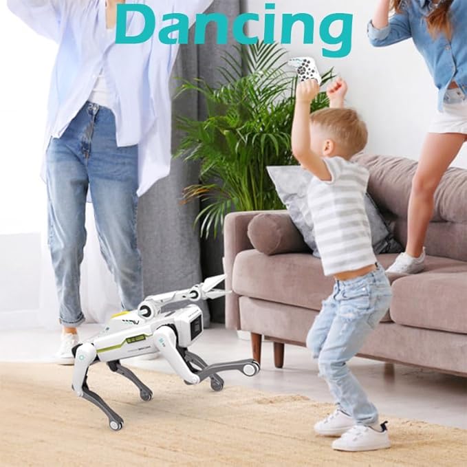 8008 Robot Dog,Smart Dog,Robotic Puppy,AI Dog,Remote Control Pick-Up,Voice Blessings,Programmable Actions,Fun Interactive Toy,Best Gift for Kids & Adults