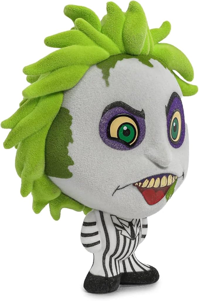 Collectible Beetlejuice (2024) Striped Suit 4" Flocked Bhunny Stylized PVC Figure