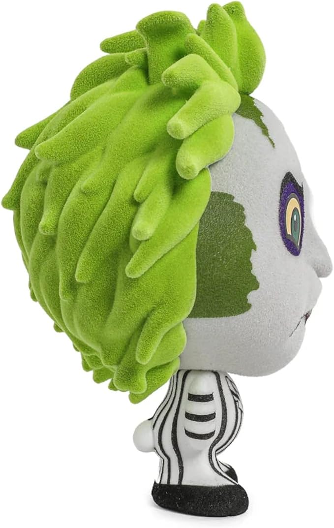 Collectible Beetlejuice (2024) Striped Suit 4" Flocked Bhunny Stylized PVC Figure