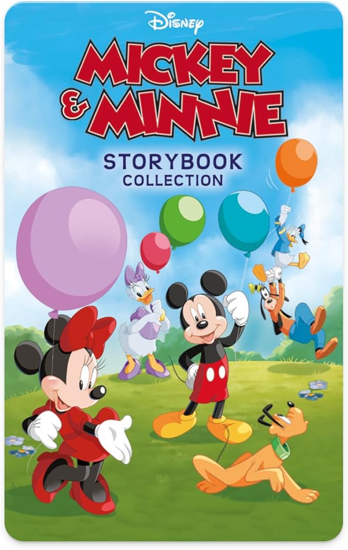 YOTO Disney Mickey & Minnie Storybook Collection – Kids Audio Card for Use with Player & Mini All-in-1 Audio Device, Screen-Free Listening with Fun Stories for Playtime Bedtime & Travel, 3+