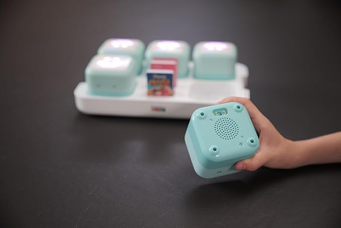 PlayCubes: Screen-Free Educational Console for Ages 5-8. Rechargeable Interactive System for Solo/Group Play. Develops Math, Logic, & Problem Solving Skills. Travel-Ready Screen Alternative.