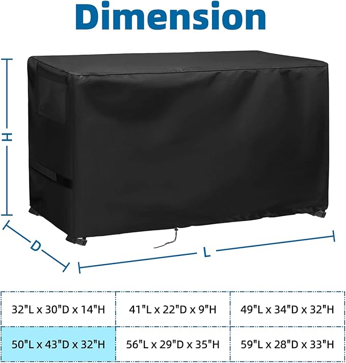 Multi-Game Table Cover for Best Choice 13-in-1 and 10-in-1 Combo Game Table Set,Tabletop Pinball Cover for Kids,Dust Covers for Teen Boy Room Decor,50"x43"x32"