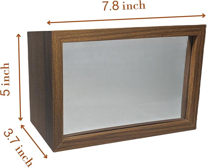 Acrylic Display Case for Collectibles – Lighted Infinity Mirror Mini & Action Figure Cabinet