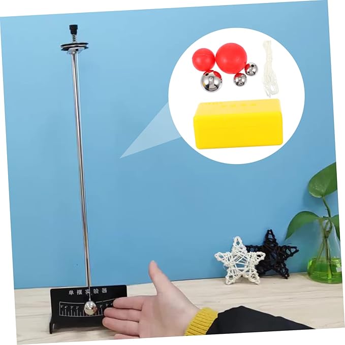 1Set Single Pendulum Ball Experiment Tool for Physics Education Engaging Mechanics Experiment Kit for Middle School Teaching and Learning
