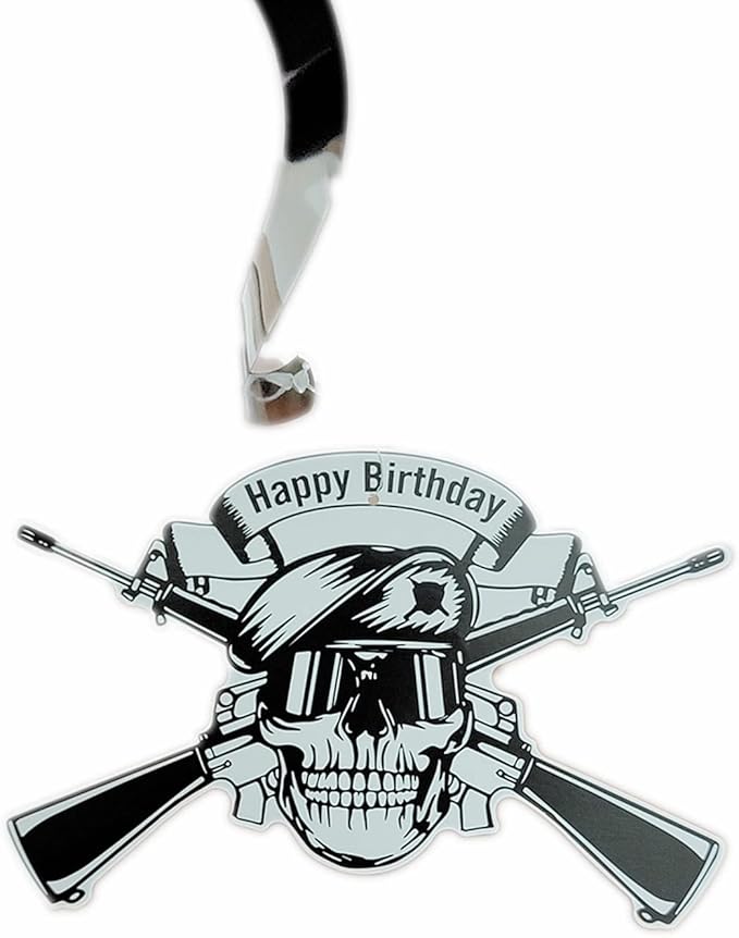 SWAT Theme Hanging Swirl Birthday Party Decors Special Forces Party Dizzy Danglers Military Ceiling Streamers Party Supplies for Adults Pretend Play Role Play Party Birthday
