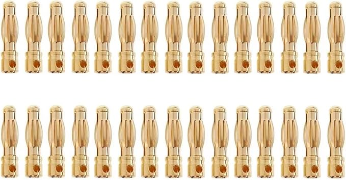 30Pairs 4.0mm Banana Bullet Connector Plug Male Female Bullet connectors for RC Battery ESC Motor