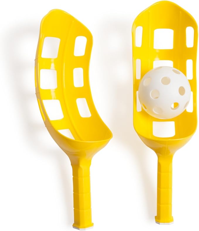 Champion Sports Scoop Ball & Catch Games – Lightweight Plastic Toss & Catch Sets for All Ages
