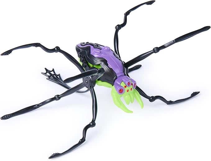 HEX Bots Skitter Bot Spider, Robotic Kids Toys with Insect-Like Movement for Indoor/Outdoor Play, Robot Toys for Boys & Girls Ages 4 & Up, Green