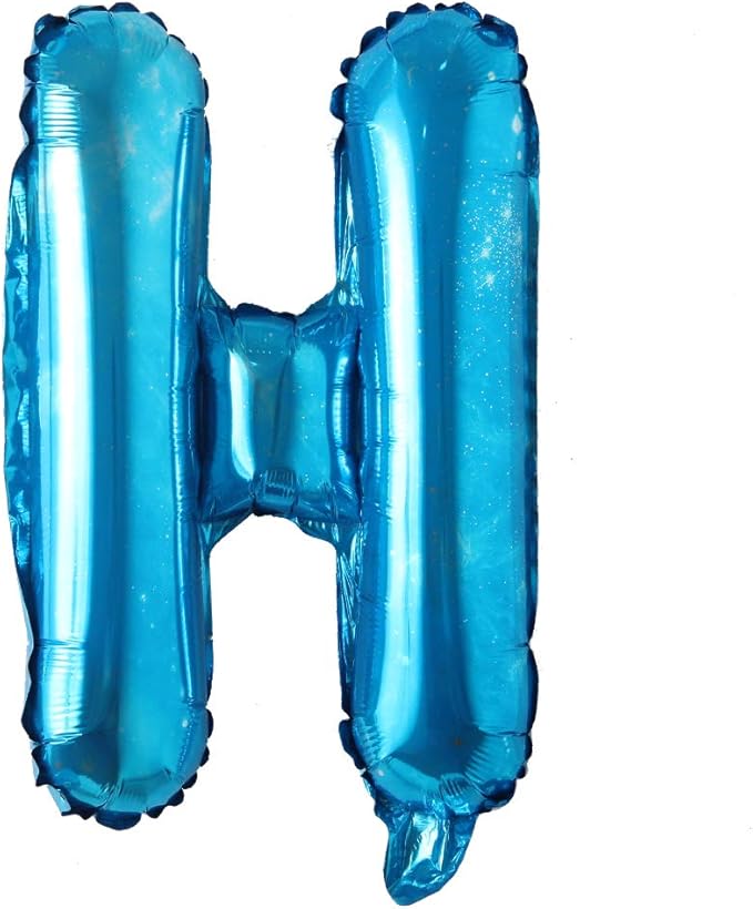 Happy Birthday Balloons, Aluminum Foil Banner Balloons for Birthday Party Decorations and Supplies (Starry Blue)