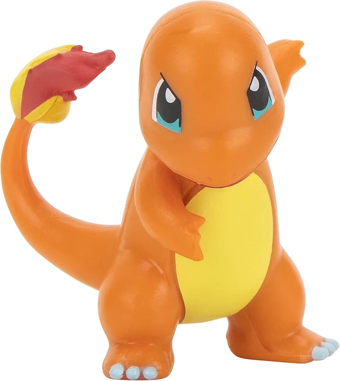 Pokémon Pokémon Battle Figure 2 Pack Blastoise & Charmander - 4.5-inch Blastoise, 2-inch Charmander- Toys for Kids Fans - Amazon Exclusive