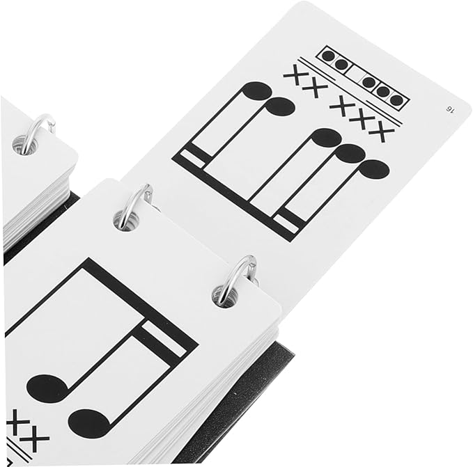 Music Education Tool Rhythm Learning Cards Versatile Music Practice Flashcards Set