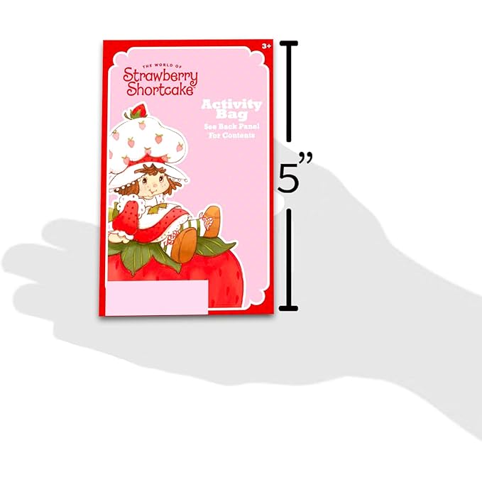 Strawberry Shortcake Party Favors Set for Kids - Bundle with 24 Mini Strawberry Activity Packs | Coloring Book, Stickers, More | Strawberry Shortcake Party Supplies for Girls