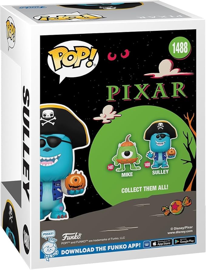Funko POP! Disney: Pixar Halloween - Sulley - Pixar Collection - Collectable Vinyl Figure - Gift Idea - Official Merchandise - for Kids & Adults - Horror Fans - Model Figure for Collectors