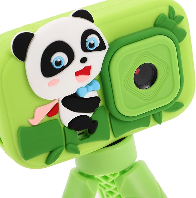 Toyvian Camera Dual Lens Digital Photo and Video Camera for Boys with 2.4-inch IPS Screen Portable Starter for Travel and Birthday