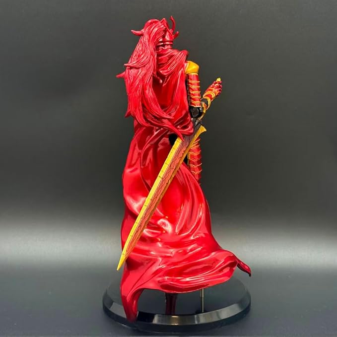 Igris Figure Statue Red Gold Edging Anime Figurine PVC Model 9.45" Standing Pose Sung Jin Woo Action Figures Desktop Collections