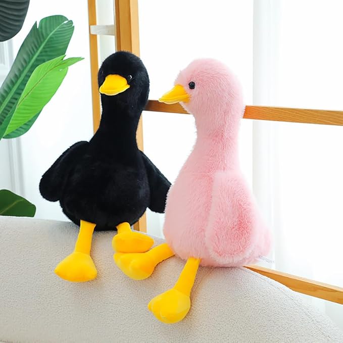 Duck Stuffed Animal, Stuffed Duck Plush Toys, Birthday for Kid Boys Girls (10inch-Pink)