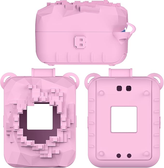 Silicone Case for Bitzee Magicals Interactive Toy Digital Pet, Protective Skin Cover for Bitzee Magicals Virtual Electronic Digital Pet Accessories (Pink)