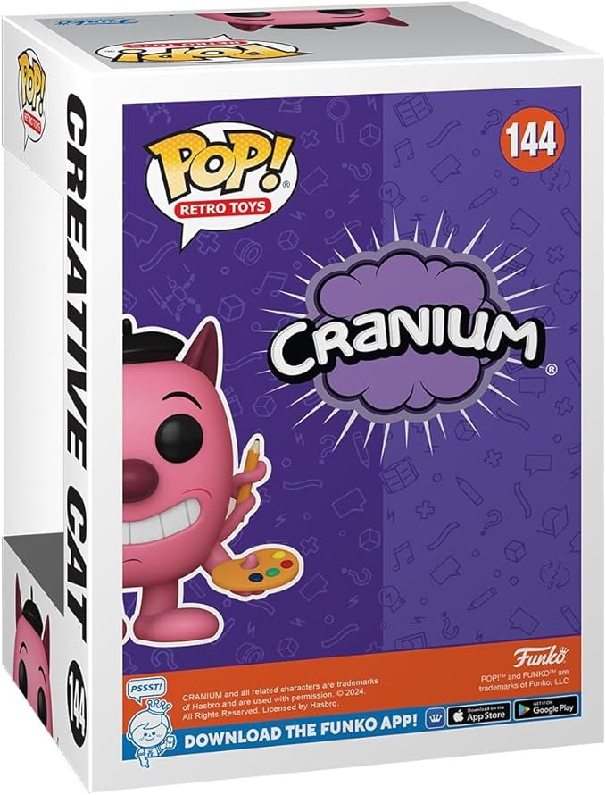 Funko POP Games: Cranium - Creative Cat - Collectable Vinyl Figure - Gift Idea - Official Merchandise - for Kids & Adults - Games Fans - Model Figure for Collectors and Display