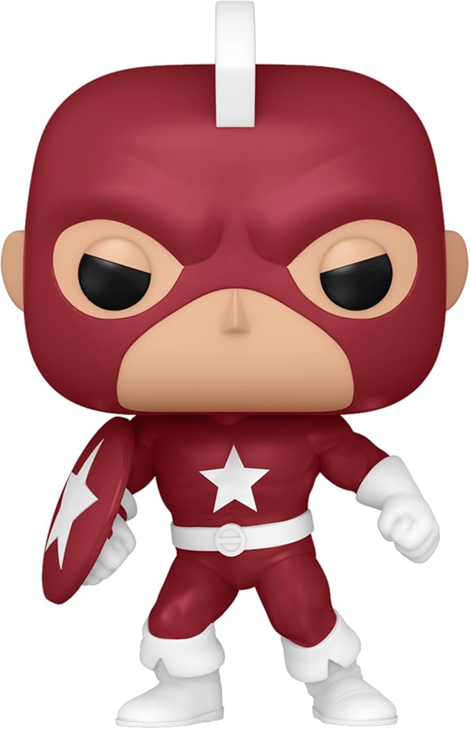 Funko Pop Marvel: Year of The Shield - Red Guardian Vinyl Bobblehead - Marvel Comics - Amazon Exclusive - Collectable Vinyl Figure - Gift Idea - Official Merchandise - Toys for Kids & Adults