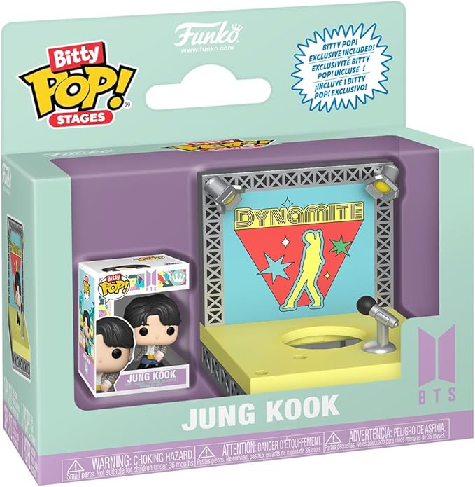 Funko Pop! Bitty Stages: BTS - Dynamite - Jung Kook - Collectable Vinyl Figure - Gift Idea - Official Merchandise - Toys for Kids & Adults - Kpop Fans