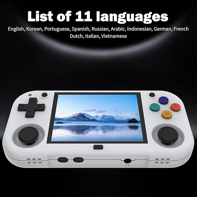 XU Mini M Retro Handheld Game Consoles, 2.8 inch IPS Screen, Built-in 64G TF Card, with 2600 mAh Battery Life 6 Hours with Case Gray