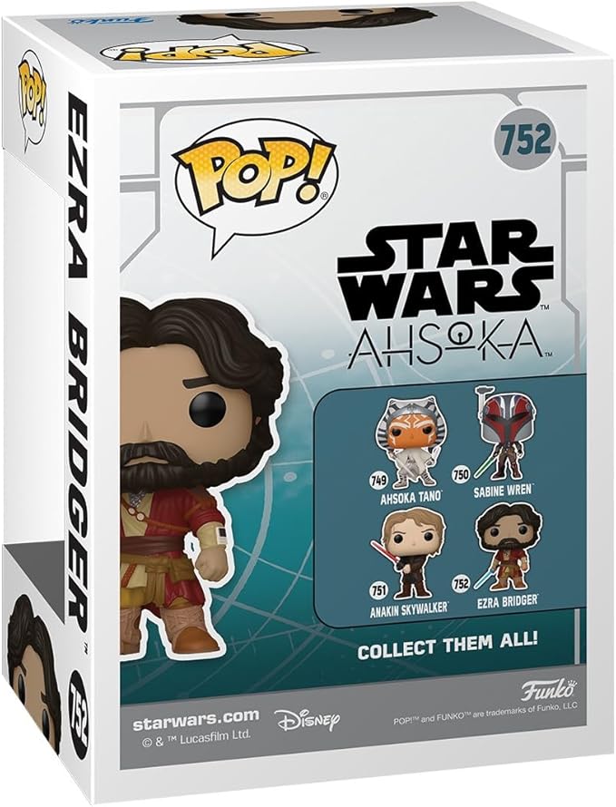 Funko Pop! Star Wars: Ahsoka - Ezra Bridger - Collectable Vinyl Figure - Gift Idea - Official Merchandise - for Kids & Adults - TV Fans - Model Figure for Collectors and Display