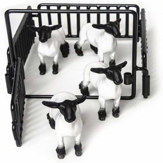 Little Buster Toys Hog, Lamb & Goat Stall | 1:16 Scale All-Metal Livestock Pen Accessory | Realistic Farm & Ranch Display Toy | Holiday Collectible Gift for Livestock Enthusiasts & Farm Toy Collectors