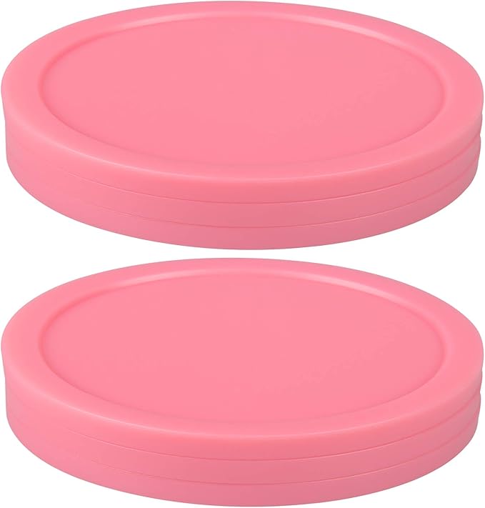 ONE250 3 1/4 inch Air Hockey Pucks, Full Size Goal Packs Replacement Accessories for Game Tables (6 Pcs)