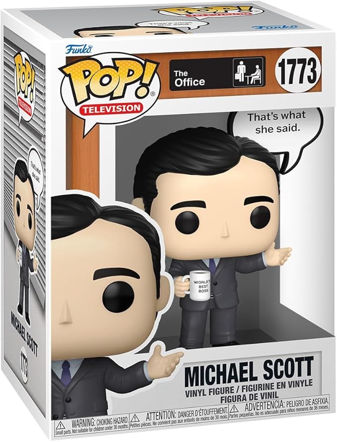 Funko Pop! Sayings: The Office - Michael Scott - Collectable Vinyl Figure - Gift Idea - Official Merchandise - Toys for Kids & Adults - TV Fans - Model Figure for Collectors and Display