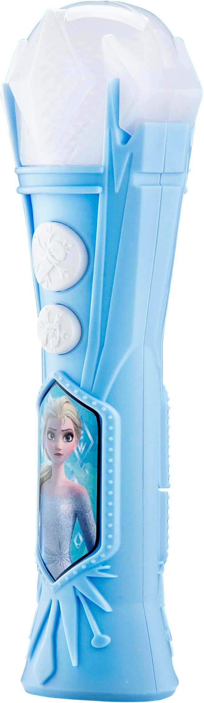 eKids Frozen Sing Along Microphone Toy for Kids with Built-in Music and Flashing Lights, Frozen Toys for Kids (Frozen 2020)