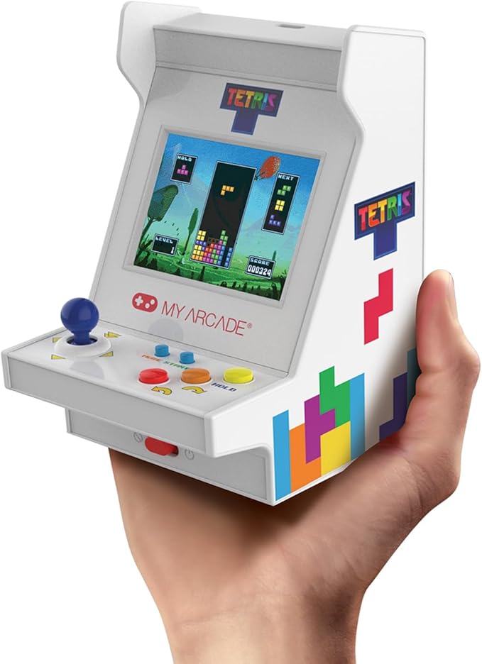 My Arcade Tetris Nano Player Pro: Retro Toys, Tiny Arcade Machine, 4.8" Mini Video Game