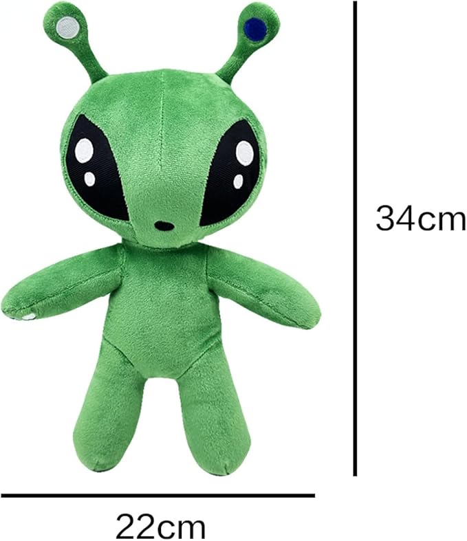 MAIPAI 13inch Green Alien Plush Toy,Soft Alien Plush Stuffed Animal Dolls, Cute Aliens Plushies Plush Figure Pillow for Kids Boys Girls and Fans Christmas,Birthdays